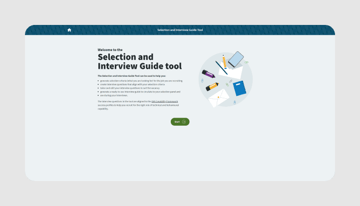 Interview and Selection Tool - Department of Internal Affairs, NZ