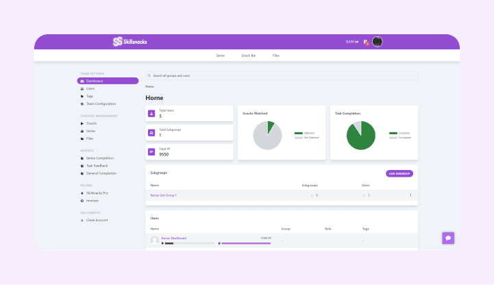 Skillsnacks Membership Portal